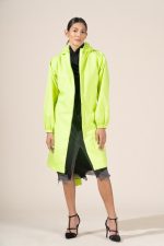 Frances in Neon Protective Outerwear Coat - Image 2