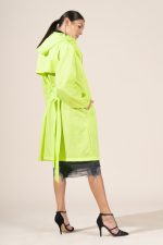Frances in Neon Protective Outerwear Coat - Image 3