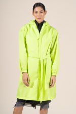 Frances in Neon Protective Outerwear Coat - Image 6