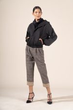Quin in Black Protective Outerwear Jacket with Hood - Image 2