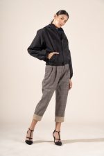 Quin in Black Protective Outerwear Jacket with Hood - Image 3