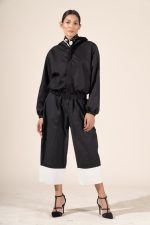 Quin in Black Protective Outerwear Jacket with Hood - Image 7
