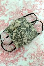 Jim Thompson Toile du Jouy Face Masks in Black (Set 1A) - Image 3