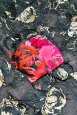 French Rose Silk Brocade Face Masks (Set 7) - Image 2