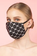 Silk Brocade Face Masks in Black (Set 3A) - Image 6