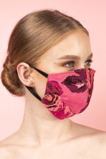 French Rose Silk Brocade Face Masks (Set 7) - Image 6