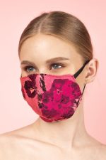 French Rose Silk Brocade Face Masks (Set 7) - Image 7