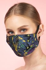 Birds Silk Brocade Face Masks (Set 8)