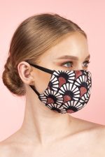 Art Deco Silk Brocade Face Masks (Set 9)