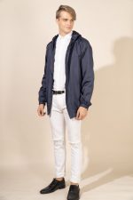 Finn in Navy Protective Outerwear Top - Image 7