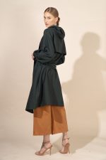 June in Hunter Green Protective Outerwear - Image 3