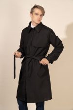 Milo in Black Protective Outerwear Coat - Image 5