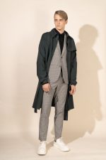 Milo in Hunter Green Protective Outerwear Coat