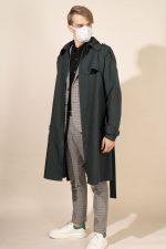 Milo in Hunter Green Protective Outerwear Coat - Image 7