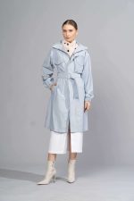 Sadie in Powder Blue Protective Outerwear Coat