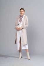 June in Dove Grey Protective Outerwear Coat