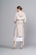 June in Dove Grey Protective Outerwear Coat - Image 3