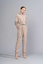 Celine Protective Outerwear Jumpsuit in Tan
