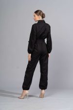 Gia Protective Outerwear Jumpsuit in Black - Image 4