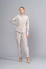 Sabine Protective Outerwear Jacket only in Dove Grey