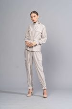 Sabine Protective Outerwear Coordinates in Dove Grey - Image 4