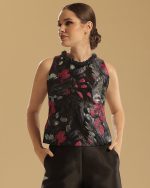 Stefanos in Black Floral Print