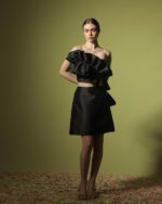 Serge Skirt in Black - Image 2