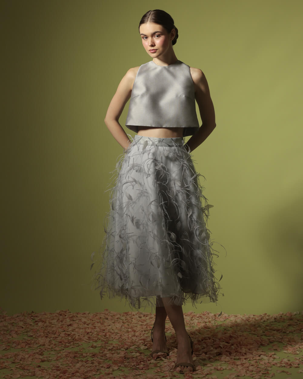 Acri Skirt in Silver